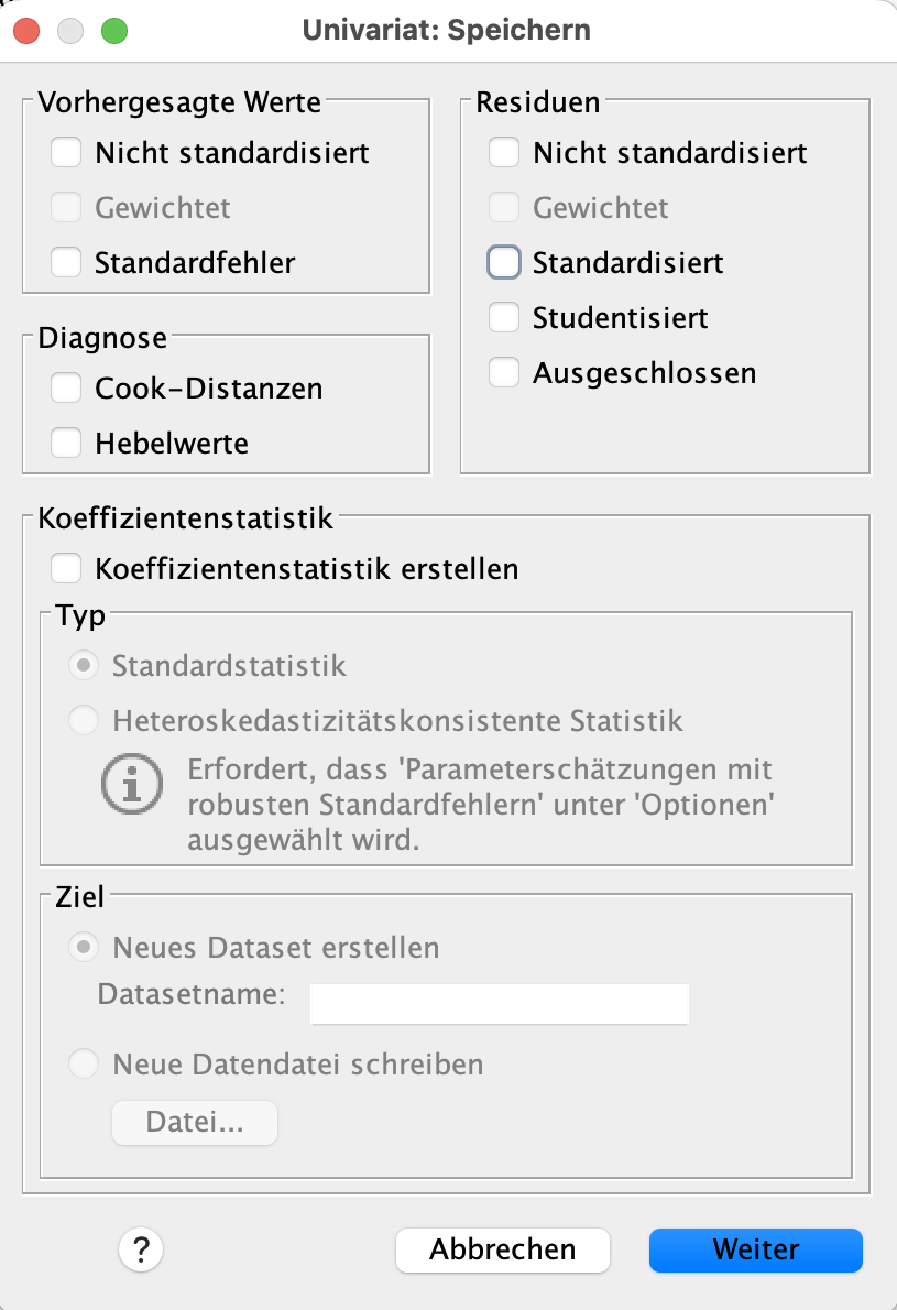 Varianzanalyse (ANOVA) in SPSS Varianzanalyse (ANOVA) in SPSS